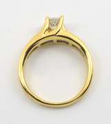 Sparkling Princess Cut Diamond Ring