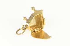 14K Yellow Gold 3D Grand Piano Musical Instrument Charm/Pendant