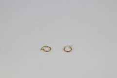 10k Yellow Gold Lever Back Hoop Earring Set Lot of 5 Pairs Various Sizes