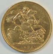 Real flashy 1892 Jubilee Head British Gold Sovereign. Scarce