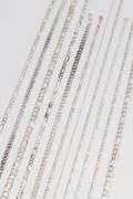 Sterling Silver - Italy Stamped - Curb / Figaro Mixed Lot - 11 Chains - 4.7mm to 10mm Wide - Mixed Lengths