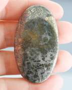 Awesome 105.06ct Nipomo Agate with Marcasite cabochon