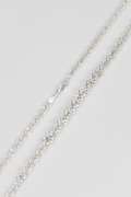 Sterling Silver Graduated Rope Itailian 6mm Wide Necklace Pure 925 Link Chain 20"