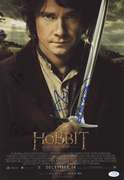 The Hobbit Lord Of the Rings Cast Autographed 12x18 Photo Original Poster ACOA