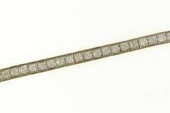 10K Yellow Gold 3.00 Ctw Diamond Squared Classic Tennis Bracelet