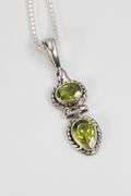 Sterling Silver Peridot Pendant