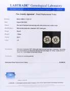Elegant White Gold 1ctw Round Brilliant Cut Diamond Stud Earrings