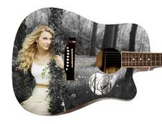 Taylor Swift Autographed Signed Custom Photo Graphics Guitar ACOA