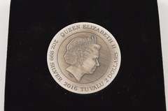 2016 Tuvalu $2 - Norse Gods Loki - 2 Oz Silver Coin - Box & COA