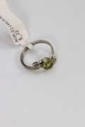 Sterling Silver Natural Peridot Gemstone Ring