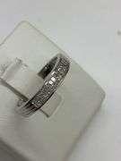 BRAND NEW 14K WHITE GOLD AND DIAMOND BAND