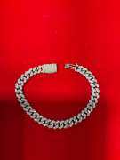 CERTIFIED BRAND NEW MEN'S CUBA LINK DIAMOND BRACELET