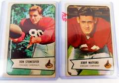 2 Bowman 1954 Football Cards