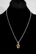 .925 Sterling Silver Pendant w/ Citrine Gemstone