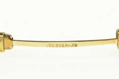 Gold Filled Art Deco Heart Pattern Retro Child's Bracelet