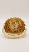 Men's 14kt Solid Yellow Gold & CZ Ring