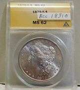 1879-S Morgan Dol  ANACS  MS-62 Premium