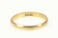 10K Yellow Gold 1.9mm Baby Band Childs Simple Retro Ring