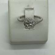CERTIFIED BRAND NEW LADIES 14K WHITE GOLD  DIAMOND RING
