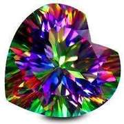 6MM HEART MYSTIC TOPAZ LOOSE GEMSTONE