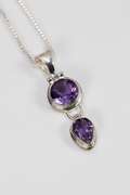 Sterling Silver Amethyst Pendant