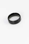 8mm Black Titanium Wedding Ring w/ "I Love You" Laser Engraved Inside the Ring SIze 9