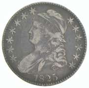 1825 Capped Bust Half Dollar R4 104