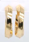 Tiffany & Co. Polished Oval Twisted Hoop Earrings