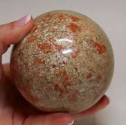 Eye catching 5,040ct Unakite sphere