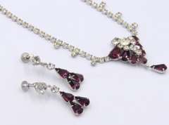 Set of Cubic Zirconia Costume Jewelry