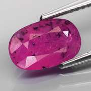 Stunning violet red 2.15ct unheated Winza Ruby