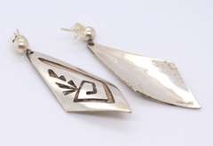 Vintage 925 Sterling Silver Dangle Earrings