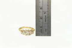 14K Yellow Gold Baguette & Marquise Diamond Statement Ring