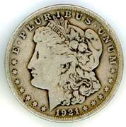 1921-S Morgan Silver Dollar