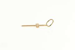 14K Yellow Gold Classic Cross Christian Faith Symbol Pendant