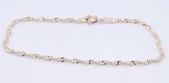 Group Lot of 3 Vintage 925 Sterling Silver Bracelets