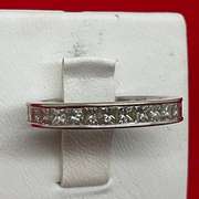 18K WHITE GOLD AND DIAMOND ETERNITY BAND