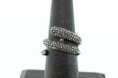 Sterling Silver & Diamond Ring
