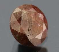 Eye catching 1.05ct round cut red Diamond solitaire