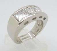 3.10CTW Four Stone Diamond Ring made in Platinum