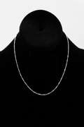 .925 Sterling Silver 1.25mm Snake Chain w/Design 16 Inches