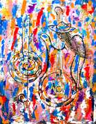 Sabri Said Original Acrylic on Canvas "Melody"