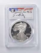 PR69 DCAM 1992-S American Silver Eagle Signed Moy PCGS