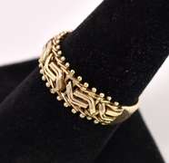 Spectacular Imperial Gold Ring in 14K Yellow Gold