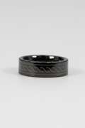 Men's Tungsten Carbide Celtic Design Wedding Band Comfort Fit Ring Size 5