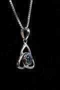 Sterling Silver Blue Topaz Pendant