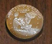 1971 PRF Silver Ike Dollar GEM