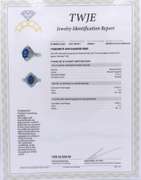 Majestic 18kt White Gold oval Tanzanite and Diamond Ring