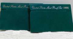 2 Sets:  1995 PROOF Sets, Much harder date