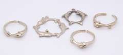 Group Lot of Vintage 925 Sterling Silver Jewelry